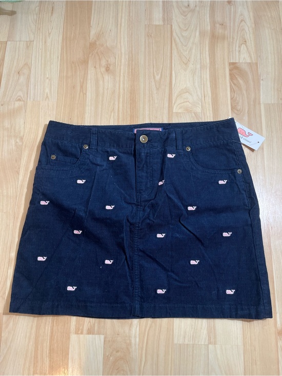 Vineyard Vines Dresses & Skirts - Women’s Vineyard Vines By Shep  & Ian Corduroy Skirt- Size 4-Navy Blue NWT